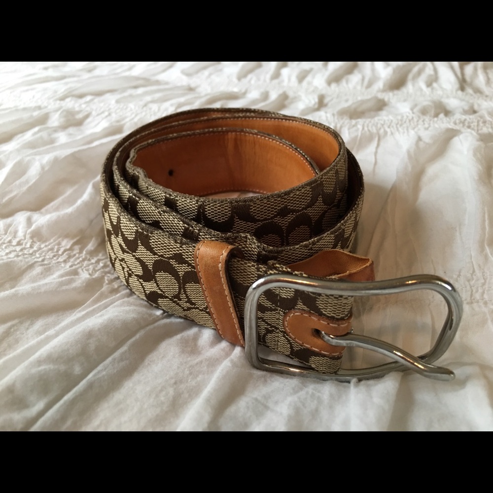 Authentic Coach Leather Belt